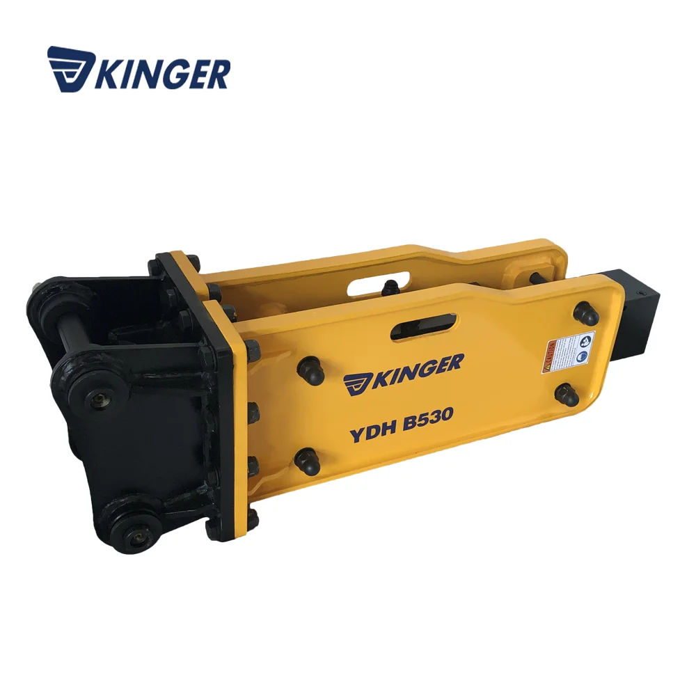 KINGER hydraulic breaker rock hammer for 3ton 4ton mini excavator skid steer loader