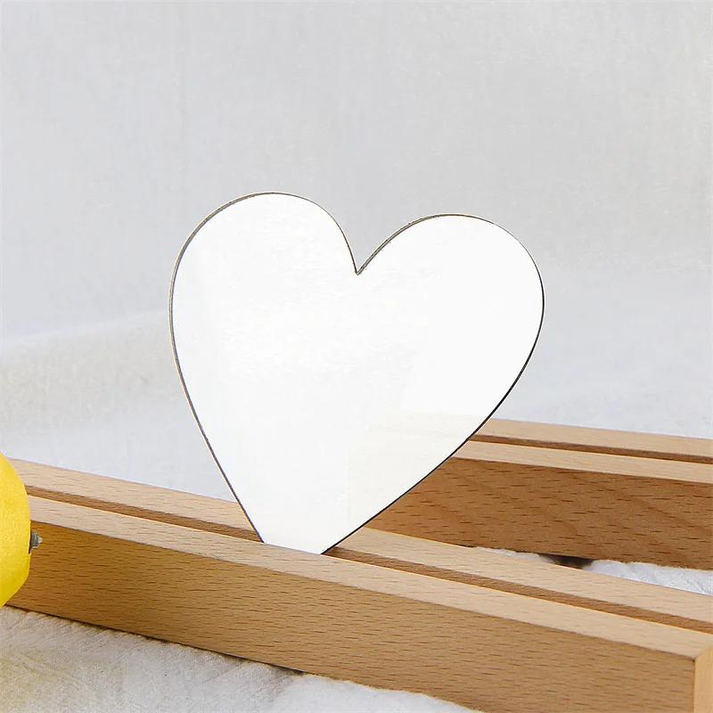 Bathroom Makeup Laser Logo Plastic Art Deco Acrylic Mirrored Wall Mirrors Sheet Stickers Anti Scratch See-through Two Way Mirror