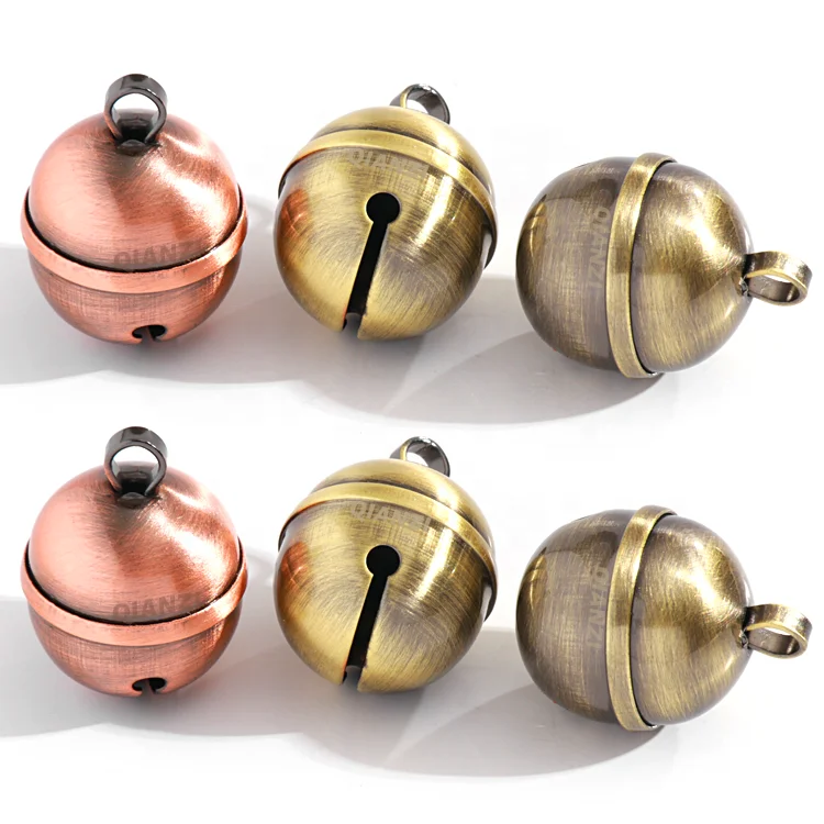 New Development Hanging Copper Plated Bell Creative Pet Collar Small Bell Pendant Sound Crisp Metallic Copper Bell