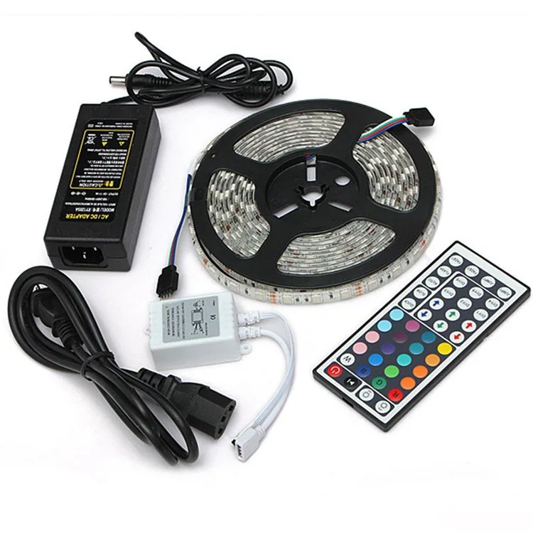 DC12V RGB LED Strip Kit Magic Flexible Waterproof Outdoor Smart 5M LED Strip 2835 SMD IP65 LED Strips Lights with LED Driver