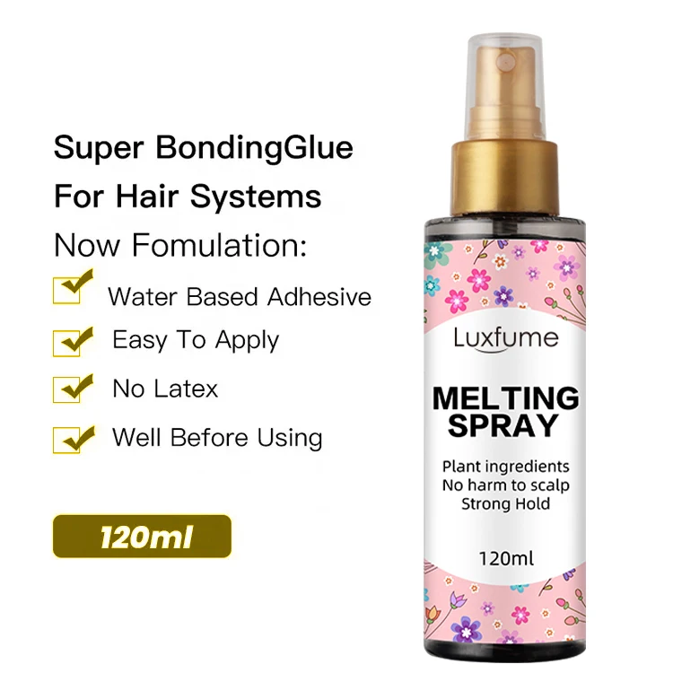 Wholesale Spritz Hair Glue Spray Lace Wig Adhesive Strong Hold Lace Wig Hair Glue Melting Spray