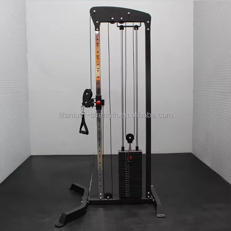 Professional Pin Loaded Gym Equipment Fitness Seated Lat Pulldown Machine