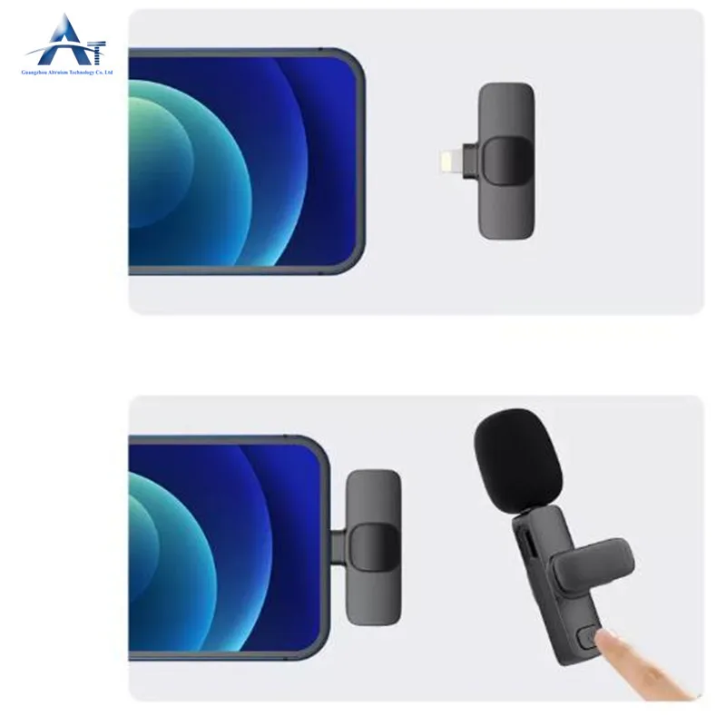 New fashion K8 wireless Lapel microphone professional podcast equipment