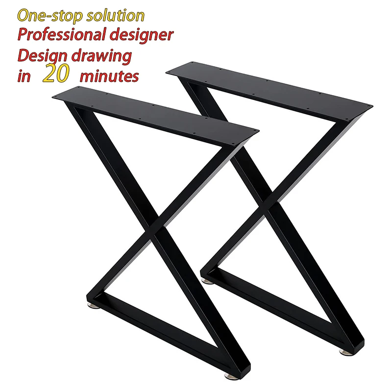 Оптовая Продажа с фабрики железная мебельная основа из нержавеющей стали основание для обеденного стола стеклянной деревянной столешки универсальная металлические ножки