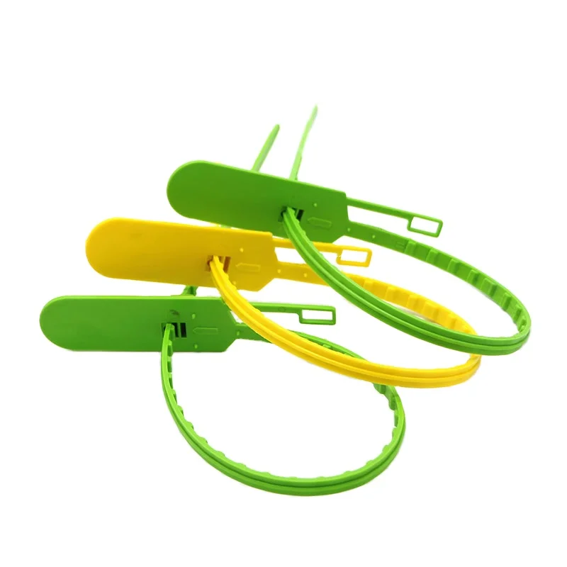 TX-PS007 custom cargo plastic seal Hand tear plastic seal one time plastic seal