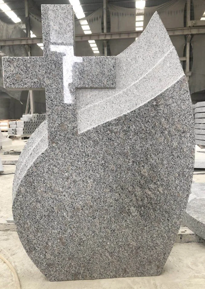 Factory Price Romanian Granite Headstones Monuments Tombstone Design Blank Poland Black Pink Purple Green Red White Blue