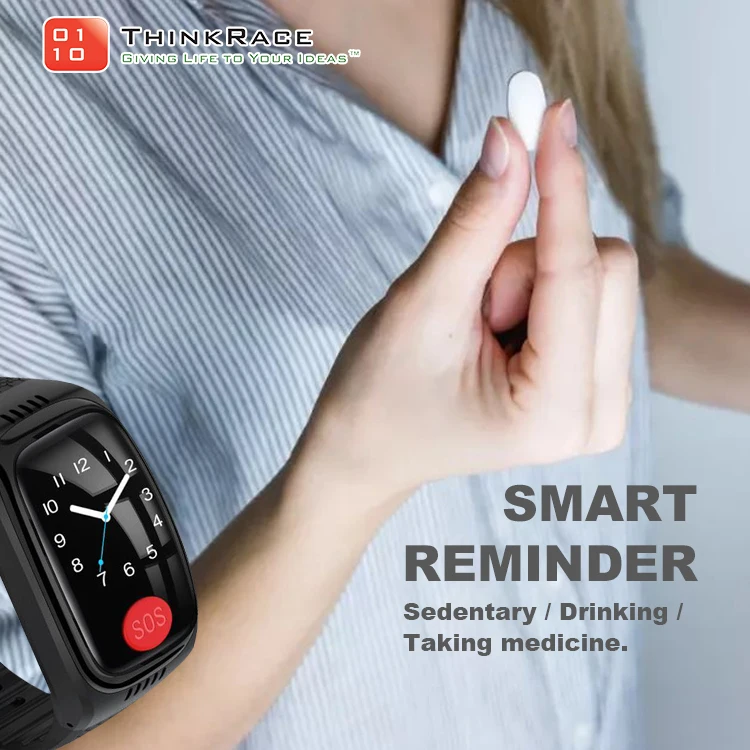 Temperature measurement gps  tracking devices sos watch for elders