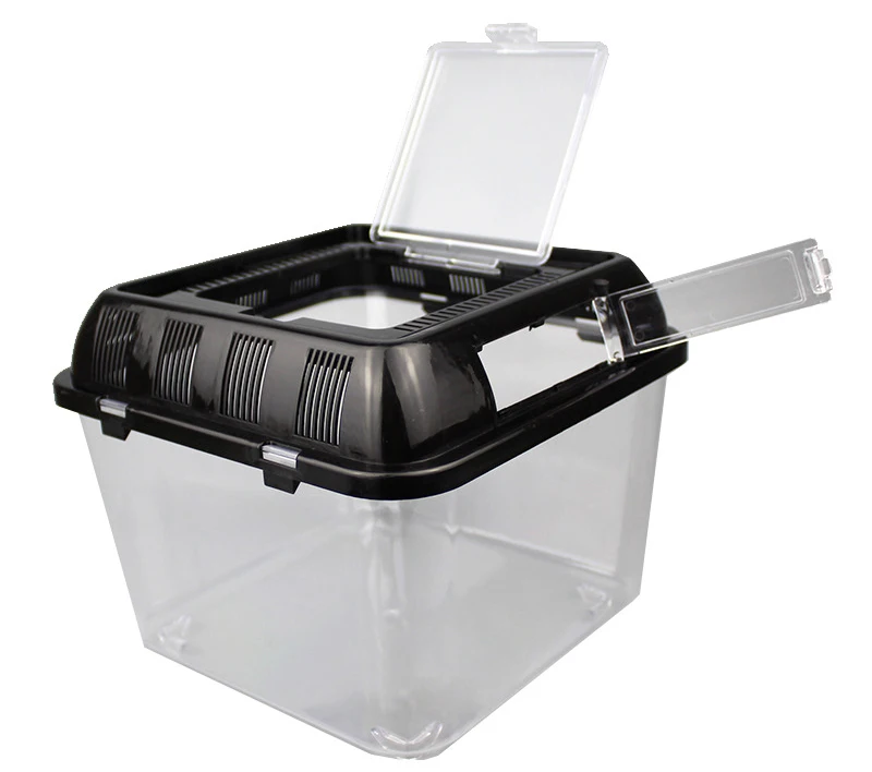 Portable Plastic Reptile Breeding Cage For Insect And Small Reptile Keeping