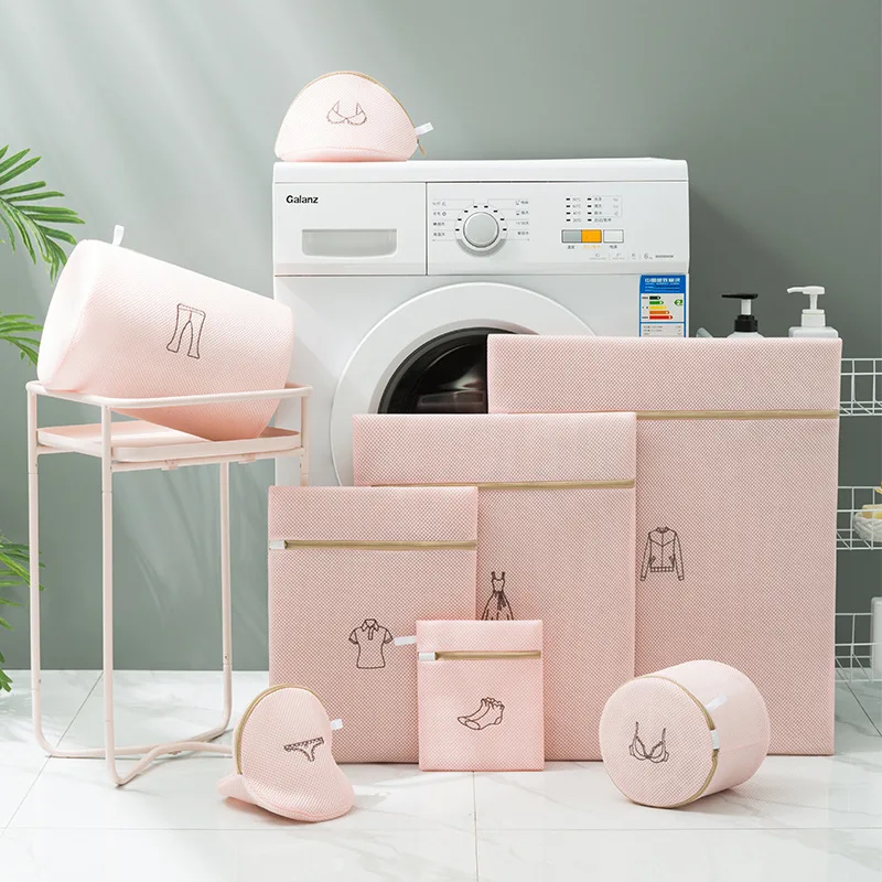 Laundry Bags with Non Rust Zipper,Fit Bra, Sock,Lingerie,Sneaker,Baby Laundry for Washing Machine Travel Storage.