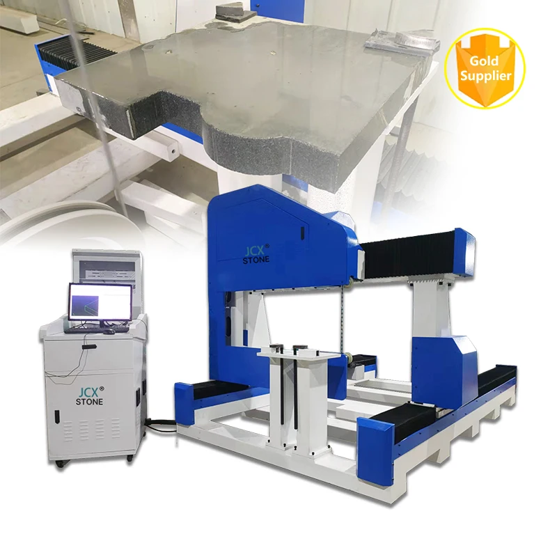 Stone machinery CNC diamond wire saw Single wire saw Stone cutting machine Special-shaped cutting Art tombstone cutting