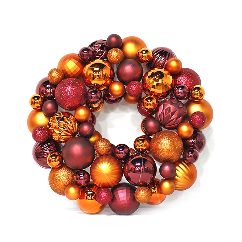 Metal garland supplies wholesale wreath frame for new year party decoration