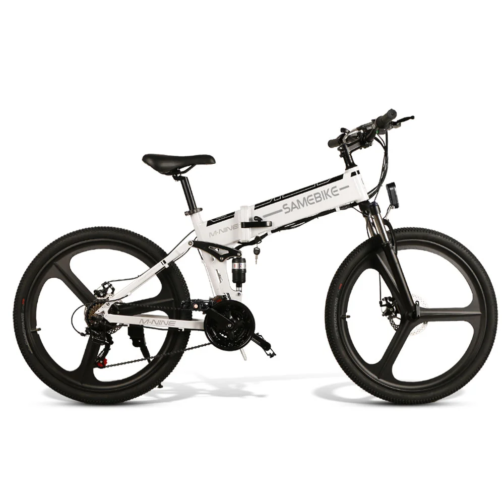 Samebike LO26 Folding Electric Bike 26 Inch Portable Mountain Bike SHIMANO 21 speed