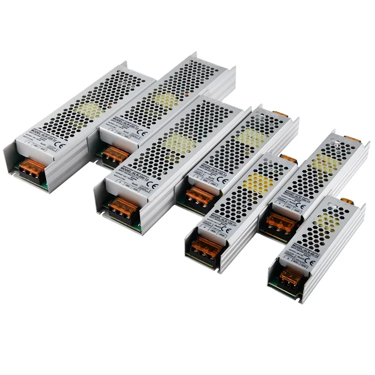 60W 100W 120W 150W 200W 250W 320W  LED Driver  12VDC 24V LED Power Supply for LED Strip Module Lighting