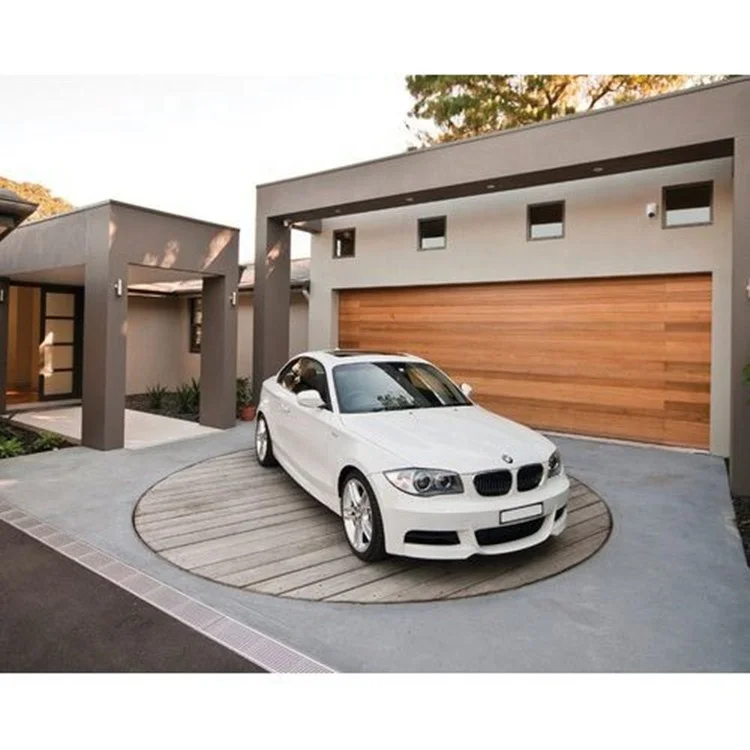 Customizable 360 Degree Car Parking Turntable Car Rotating Platform For Garage Display Photograph