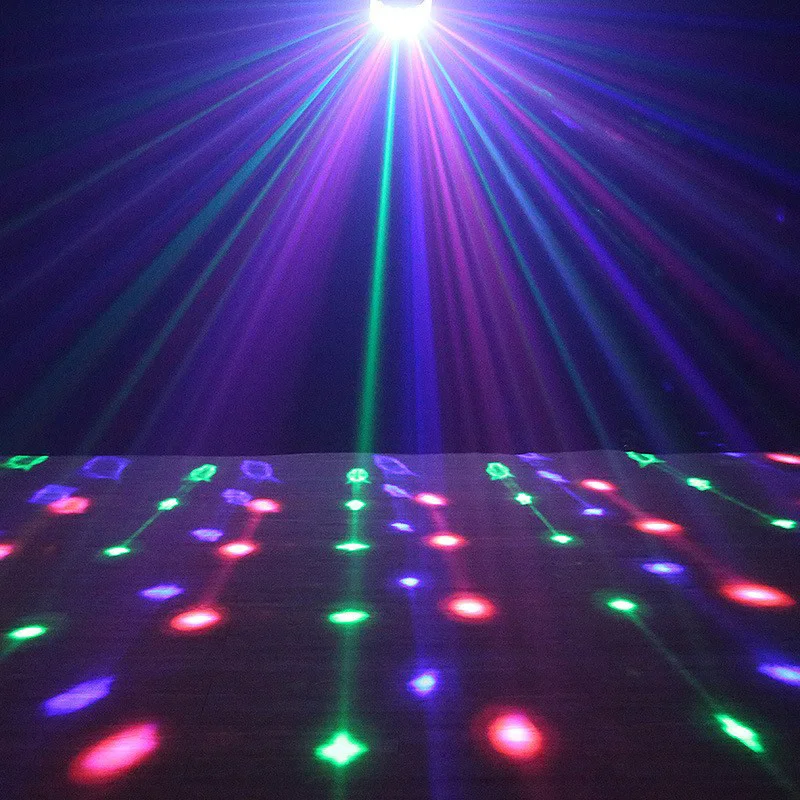 Hot Sale 9 Colors Rotating Stage Disco Professional Lighting Laser Beam 9W Entertainment Scene Light