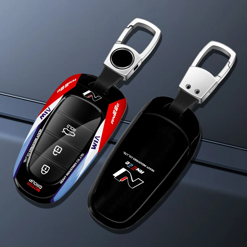 Chaoju Fashion ABS Racing Car Remote Key Case Fob Cover Bag holder wallet For Hyundai with Keychain Accessories