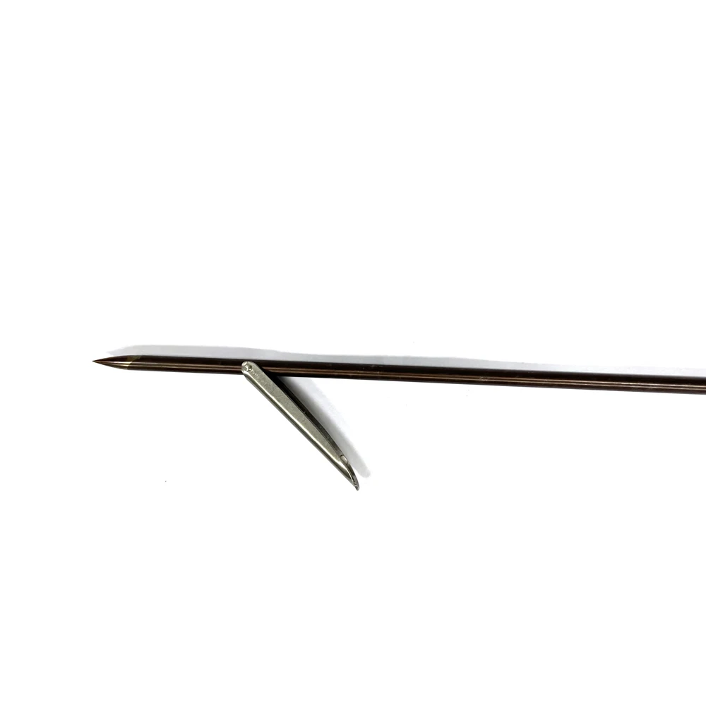 7mm Customised Heat Treated Stainless Steel  Diving Spear Fishing Gun Accessoires Shaft Harpoon Head Tip With Barb
