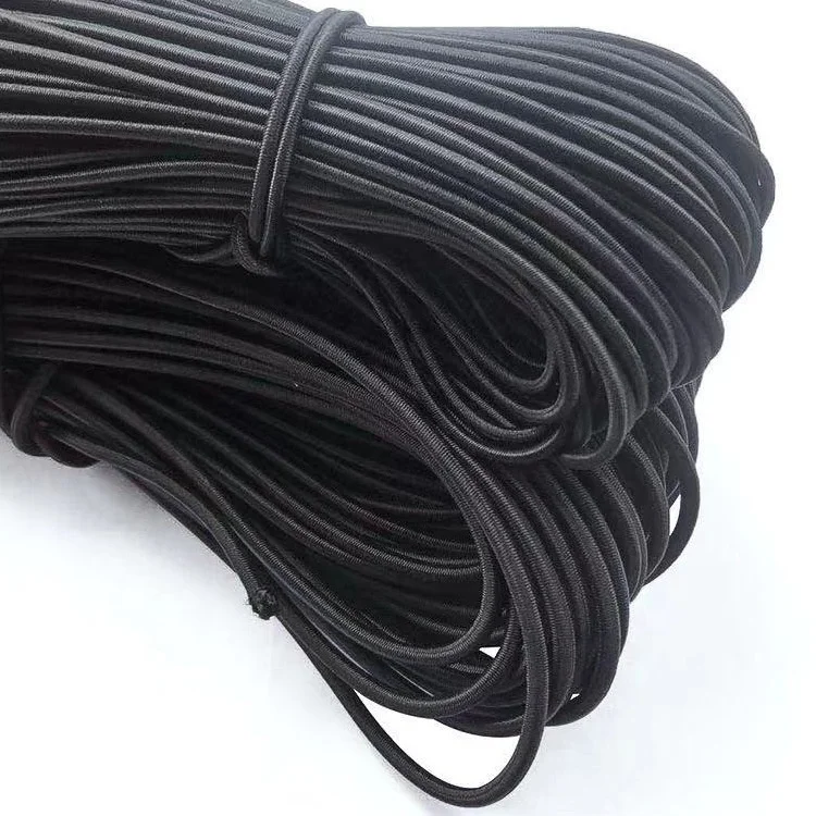 elastic shock cord Elastic Bungee Cord Kayak Stretch String Rope Black Shock Cords