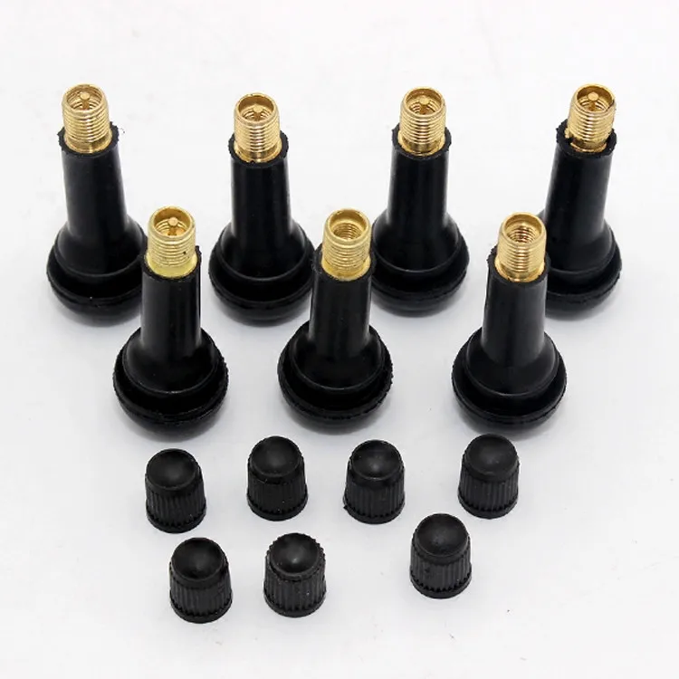 JSC высококачественные насадки для автомобильных шин из натурального каучука Tr413 Tr414 бескамерный клапан