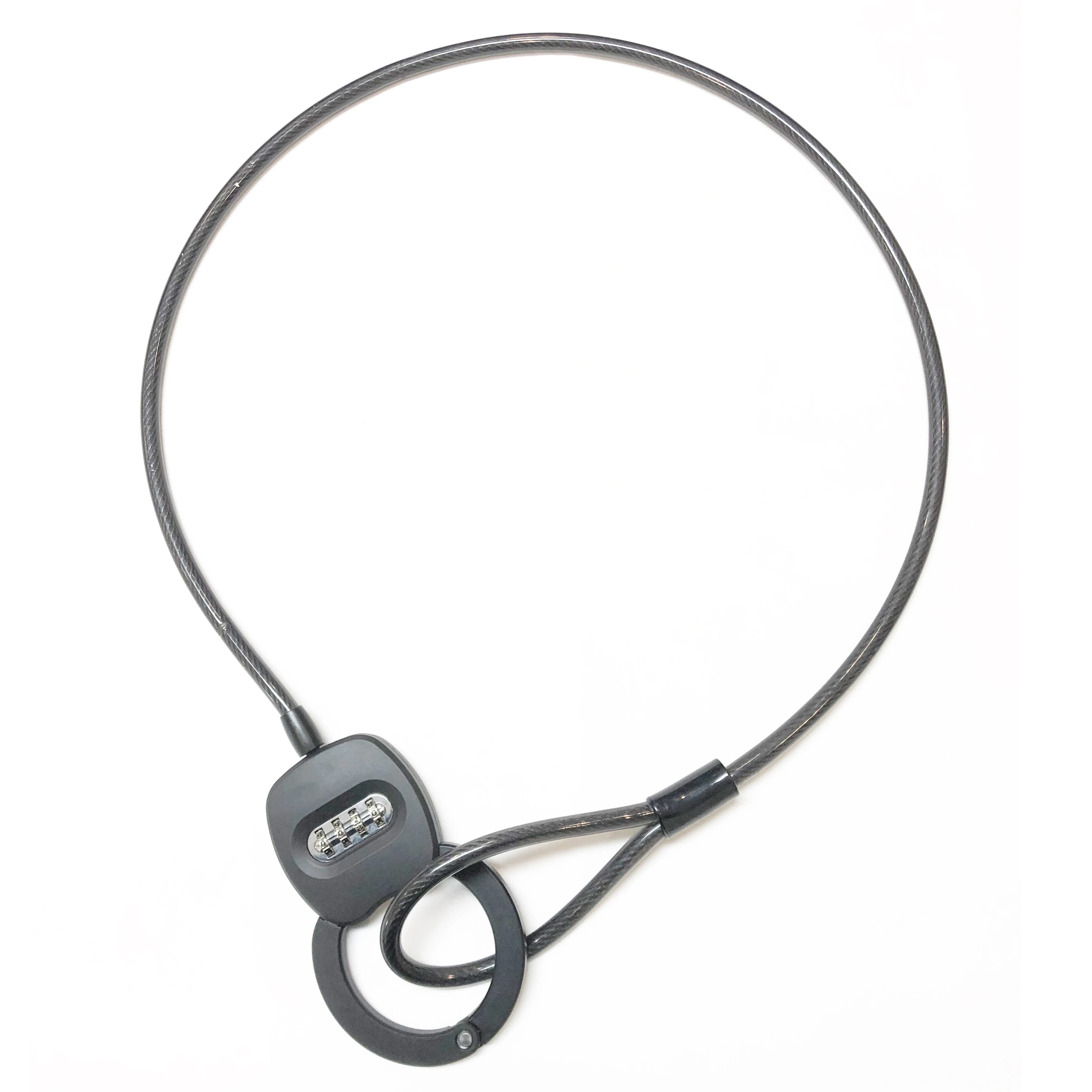 Heavy Duty Single Anti Theft Waterproof Handcuff 4 Digit Combination cable Lock for E-scooter E-Bike Bicycle Motorbike