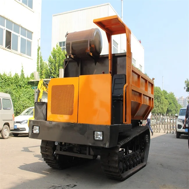 Hydraulic palm transport  eight ton crawler truck diesel mini dumper for sale