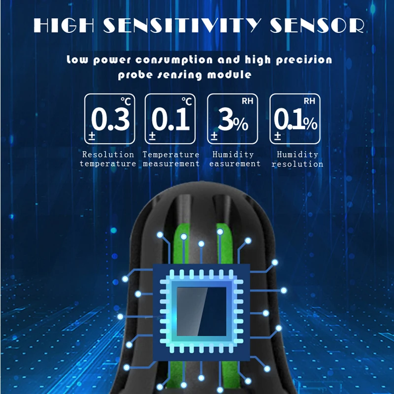 Thermo-hydrometer Lcd Display Thermometer & Hygrometer DY33 Max Min for Storage