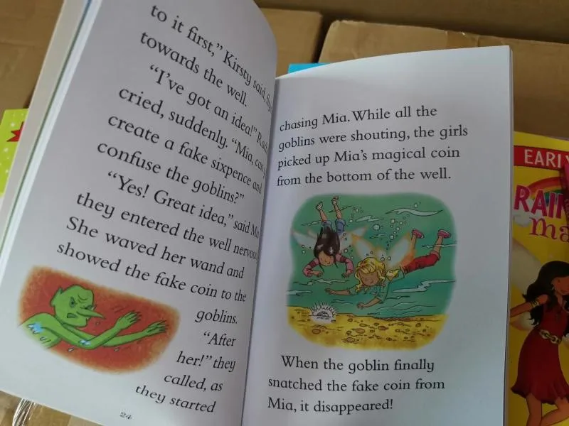 English original Early Reader Rainbow Graded books full color 10 volumes