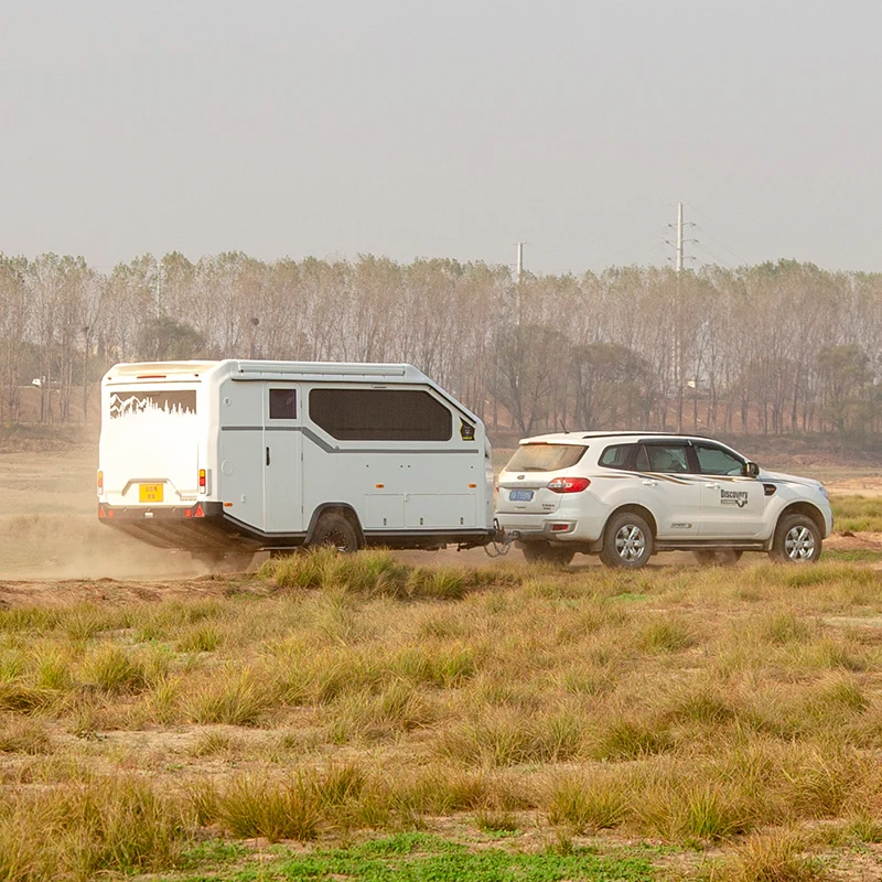 Новый продукт внедорожный прицеп 4x4 RV Caravan Motorhome Camper трейлер для продажи оцинкованный лист/Профиль стальная конструкция
