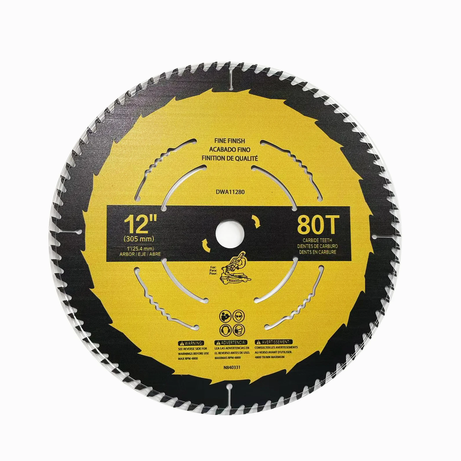 Brush cutter parts Carbide Tip blade 40 Teeth circular trimmer saw blade for weed eater