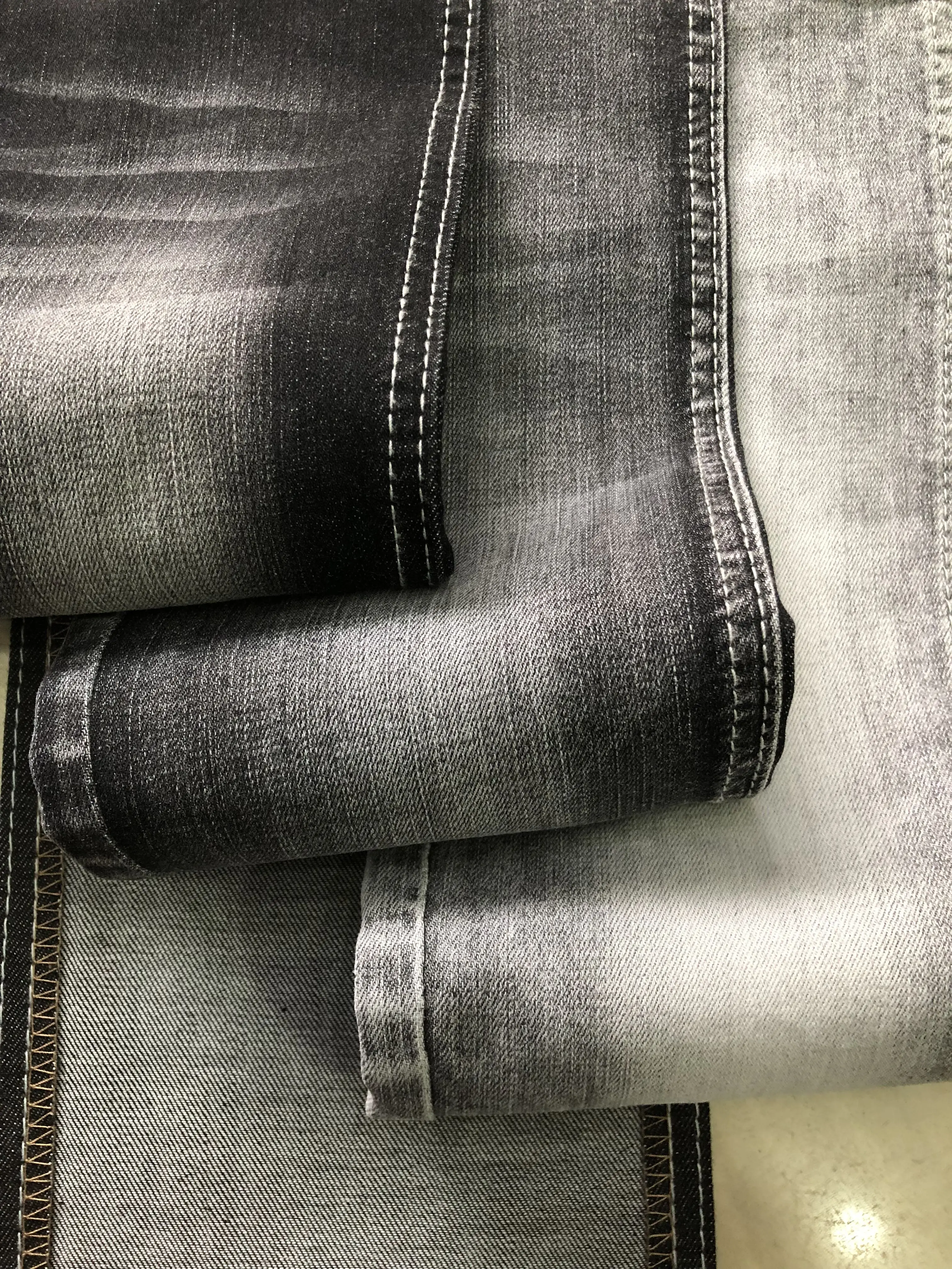 Cotton Polyester Spandex Washed Denim Fabric Garment Jacket Pants Shirt Cotton Fabric