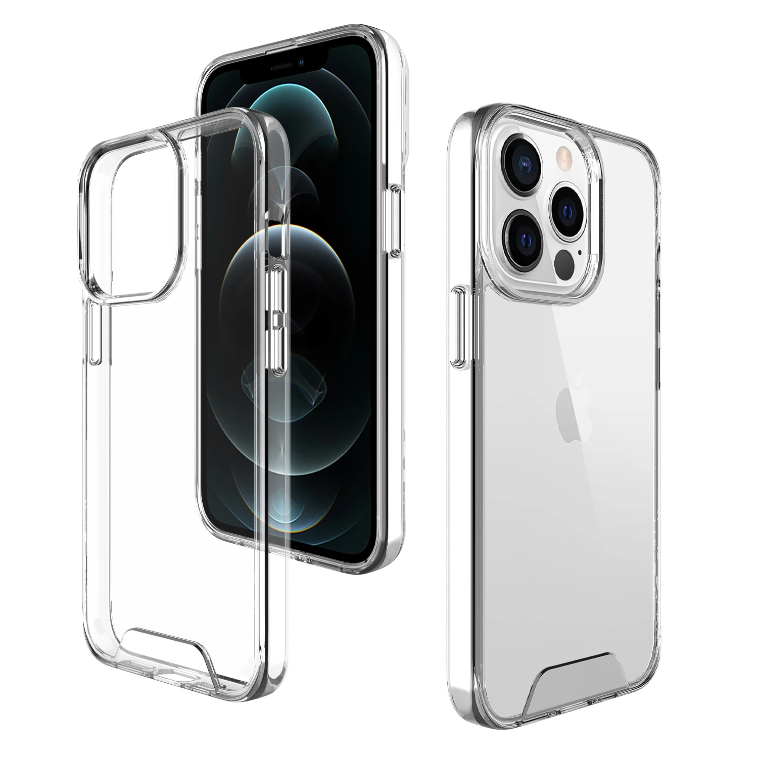 Оптовая продажа противоударный Прозрачный чехол для телефона iPhone 14 13 12 Pro Max Космический Чехол прозрачная задняя