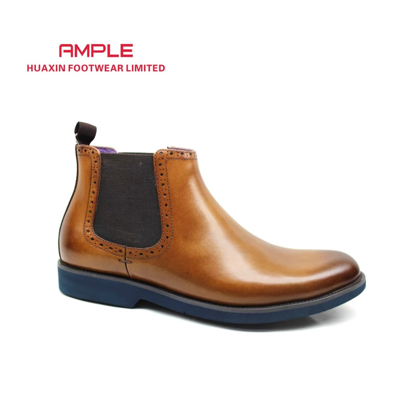 
Factory delivery Handmade new fashion Chelsea leather boots for men 