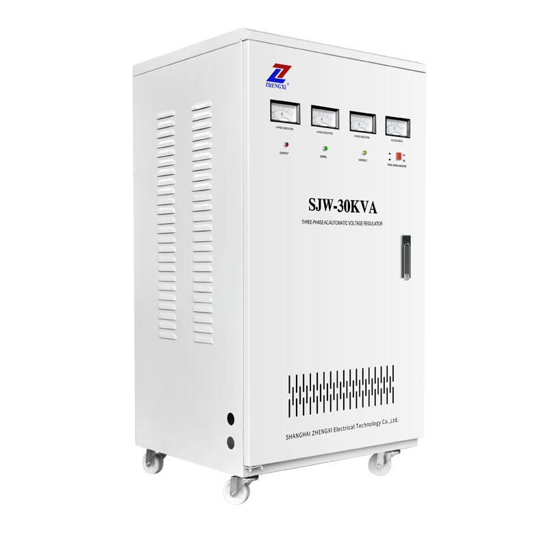 SJW-30KVA 1.5KVA-100KVA для использования генератора 3 фазы Промышленный автоматический стабилизатор напряжения переменного тока регулятор