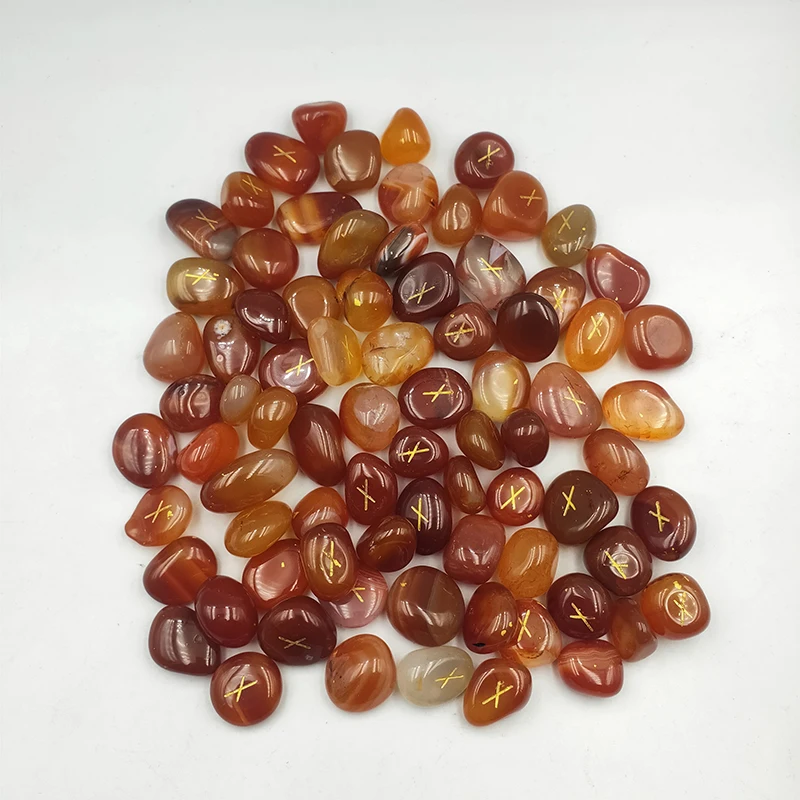 Набор хрустальных рун из Красного Оникса