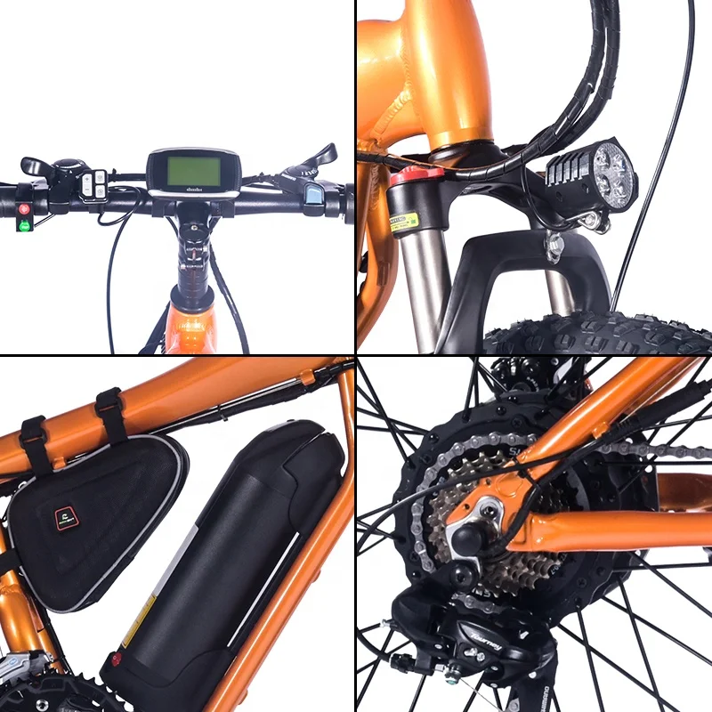 48v electric bike battery 500W ebike front shock absorber cheap fat tire electric bicycle