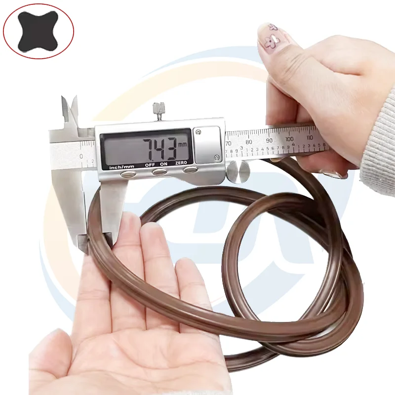 Manufacture Standard Full Sizes  As568 ffkm fkm nbr Rubber X Ring Quad O Ring Seals Product Category for seal