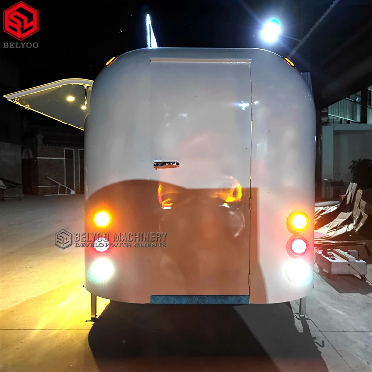 Hot Sale Mobile Restaurant Airstream Food Truck Trailer Custom Built for Fast Food Business Trailer