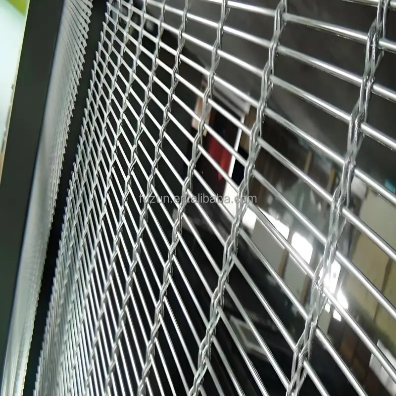 Stainless Steel and Aluminum Anti-Fall Rope Wire Mesh Exterior Wall Protection Screen & Room Divider