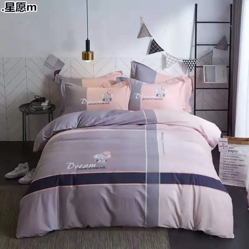 
2019 wholesale 100% polyester pigment printing fabric for bedding 