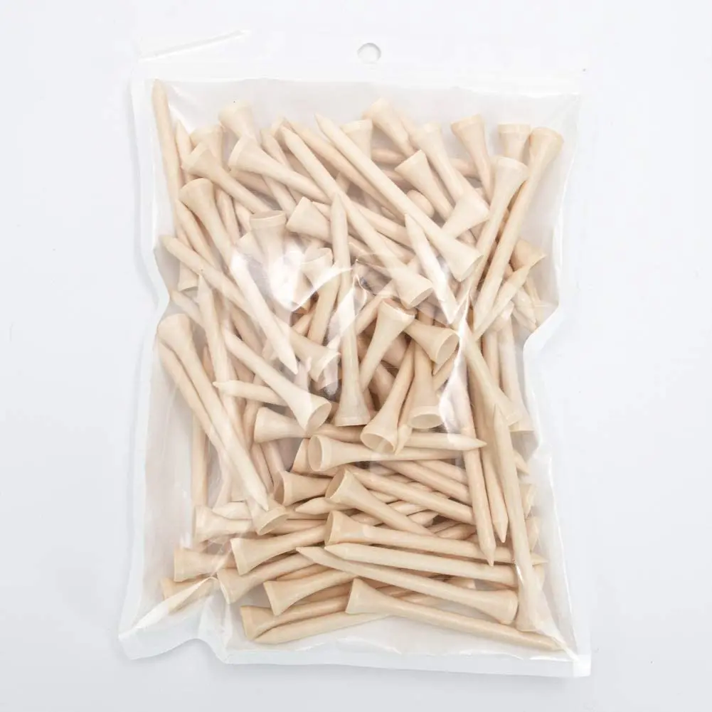 Factory Wholesale High Quality Durable Golf Tee Natural Wood for