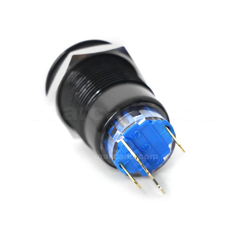 arcade push button switch push button illuminated self-reset/self-locking 19mm metal push button