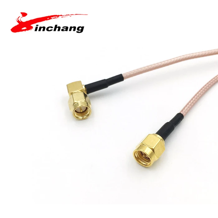 RF antenna cable SMA RA male to SMA male RG316