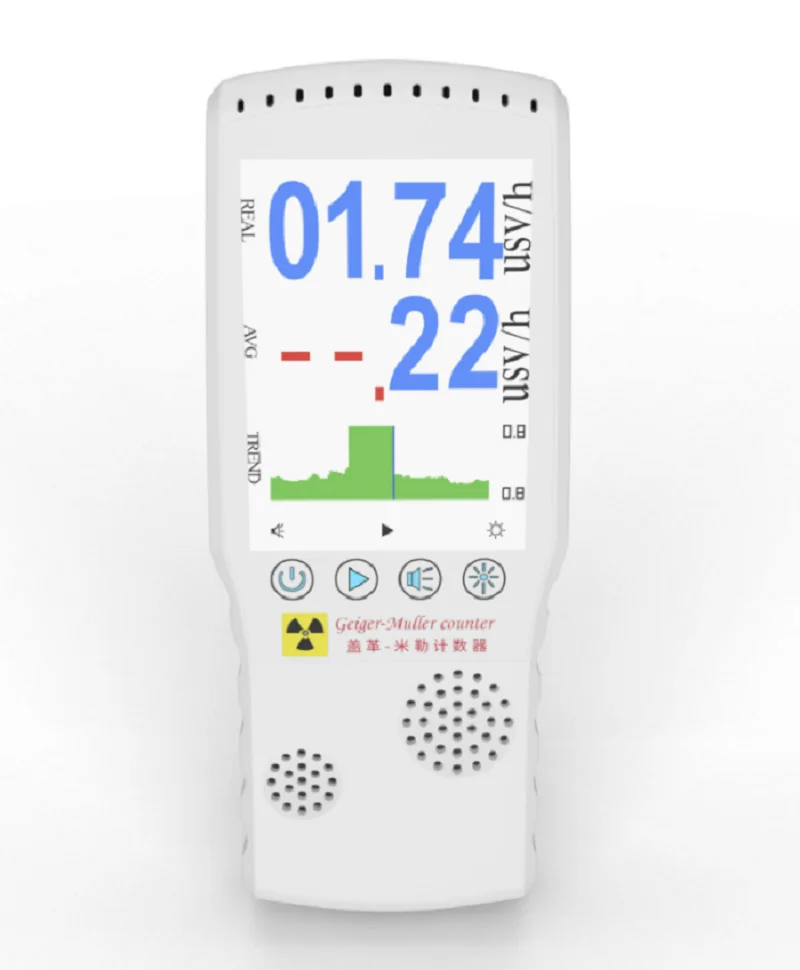 Hot selling newest Nuclear Radiation Detector energy compensation GM tube Personal x-ray dosimeter