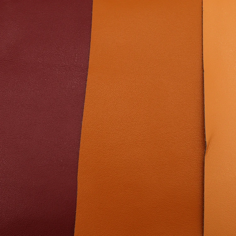 Sheep Grain 0.6mm Microfiber Base PU Coated Faux Leather Vinyl Durable Synthetic Leather for Handbags Shoes