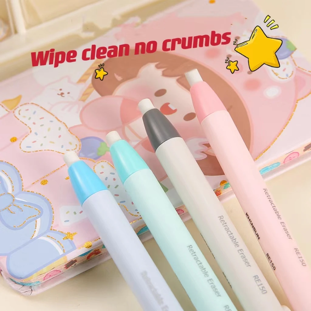 Press eraser students clean without leaving marks can replace core eraser learning stationery wholesale