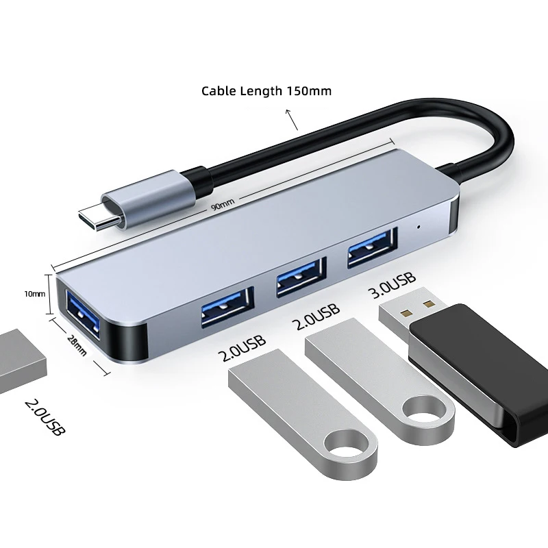 WISTAR 4 порта USB 3 0 Hub Ультратонкий
