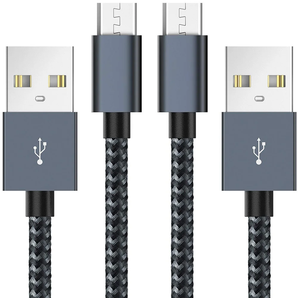 Кабель Micro USB 3 м, сверхдлинный зарядный кабель Android, 10 футов, прочный шнур для быстрой зарядки телефона, зарядный USB-кабель Android для Samsung