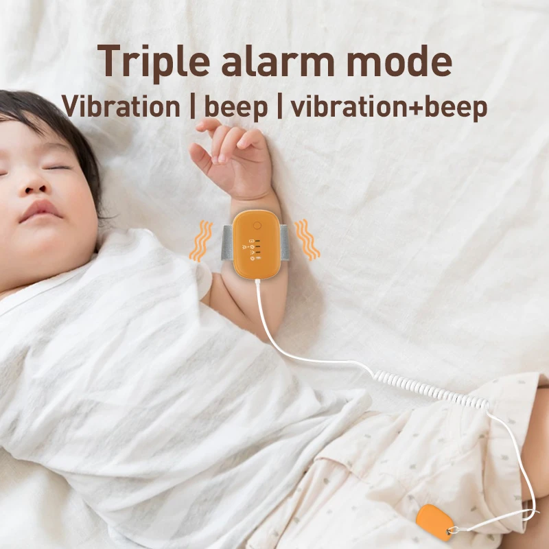 Three Modes Alarm Sensor Bedwetting Adults Wired Medical Vibrate Children Magnetic Bed Wetting Alarms for Kids