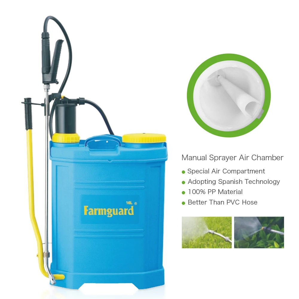 Agricultural Hand Sprayer PP Material Knapsack Sprayer 16L Backpack Hand Manual Sprayer