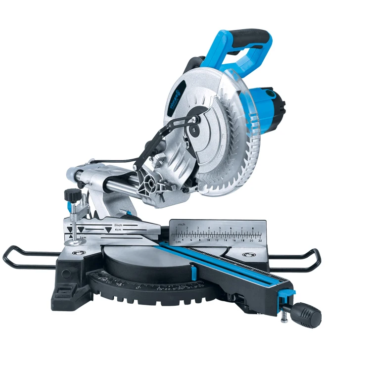 Promotion 305mm wood aluminum industrial portable dual bevel laser cut off miter saw